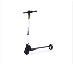 A mais leve fibra de carbono dobrável scooter elétrico